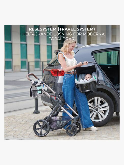 Kinderkraft MOOV 2 3-in-1 Kombivagn, Sand Beige