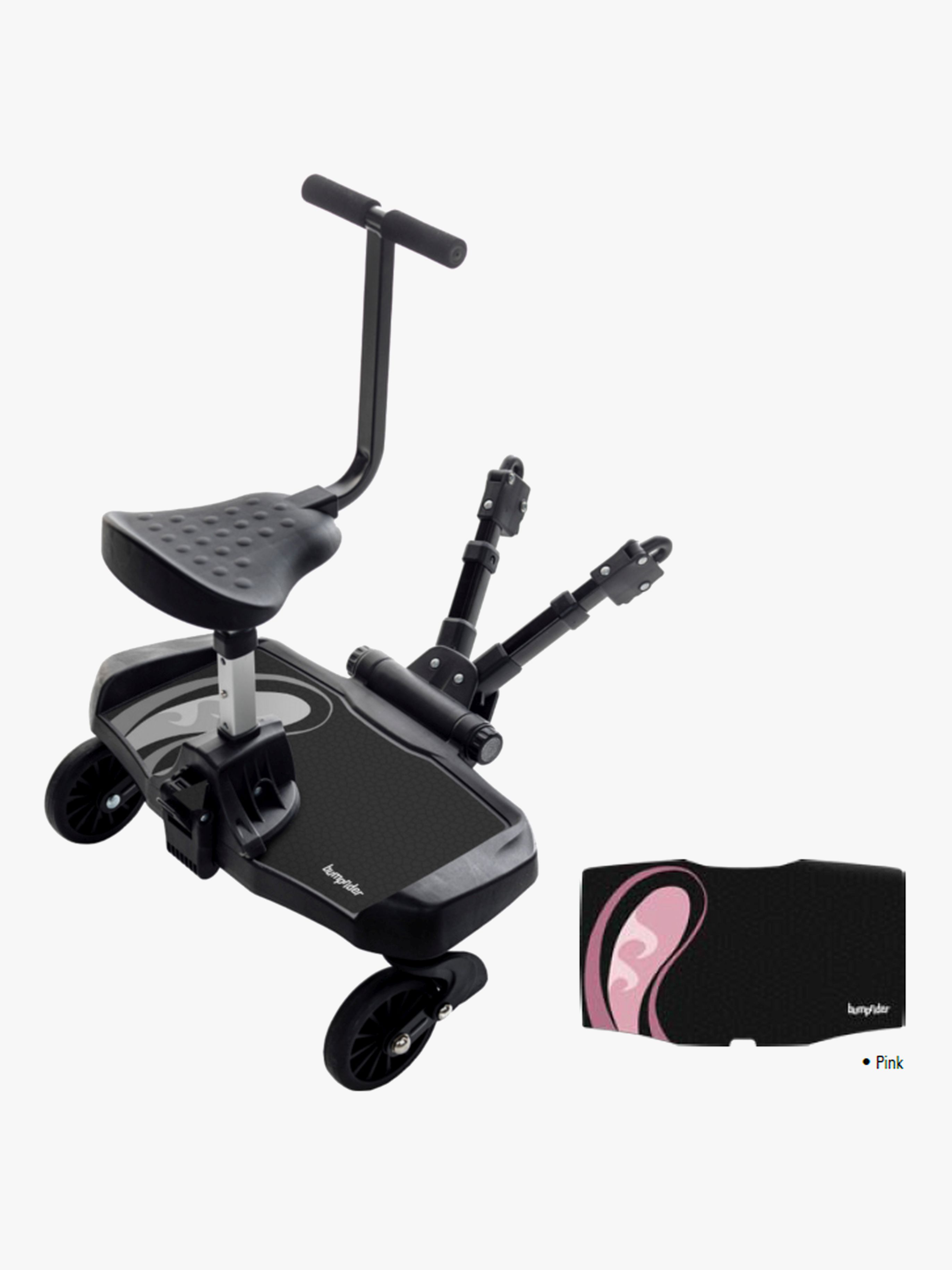 Bumprider Ståbräda med Sits Rosa