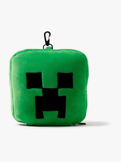 Relaxeazzz Plush Minecraft Resekudde & Ögonmask, Creeper CUSHMask-306-4817_2.jpg