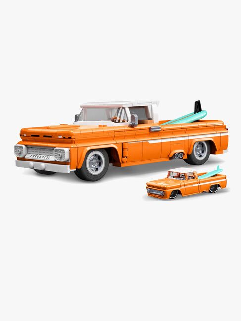 Mattel Brick Shop Hot Wheels Elite Series Brick Shop Hot Wheels Byggset Custom ’62 Chevy Pickup 858 Delar