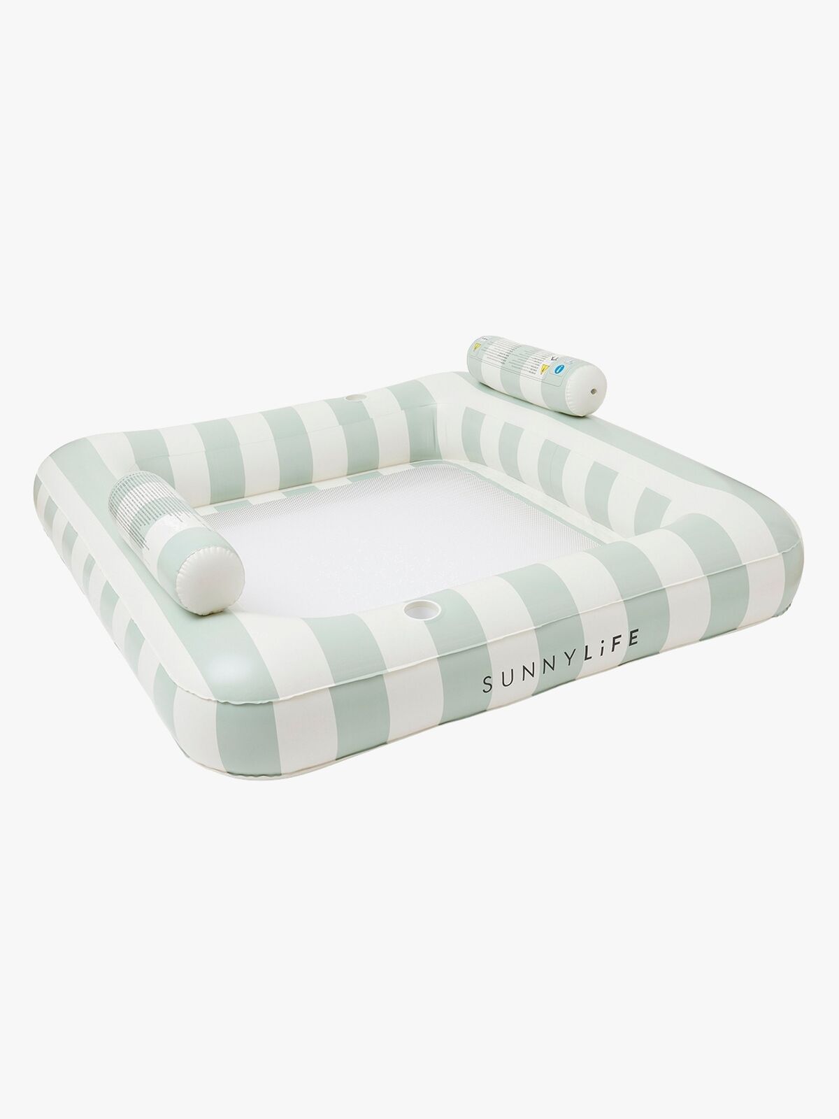 SUNNYLiFE Lux Twin Flytande Hammock, The Vacay Soft Olive