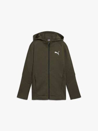 Puma Evostripe Full-Zip Huvtröja, Grön