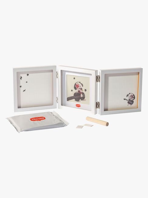 Tiny Love Babyprint Ram Handavtryck Dubbel, Vit