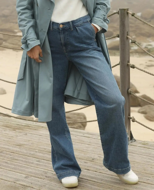 Cache Coeur KELLY Gravidjeans, Mid Blue