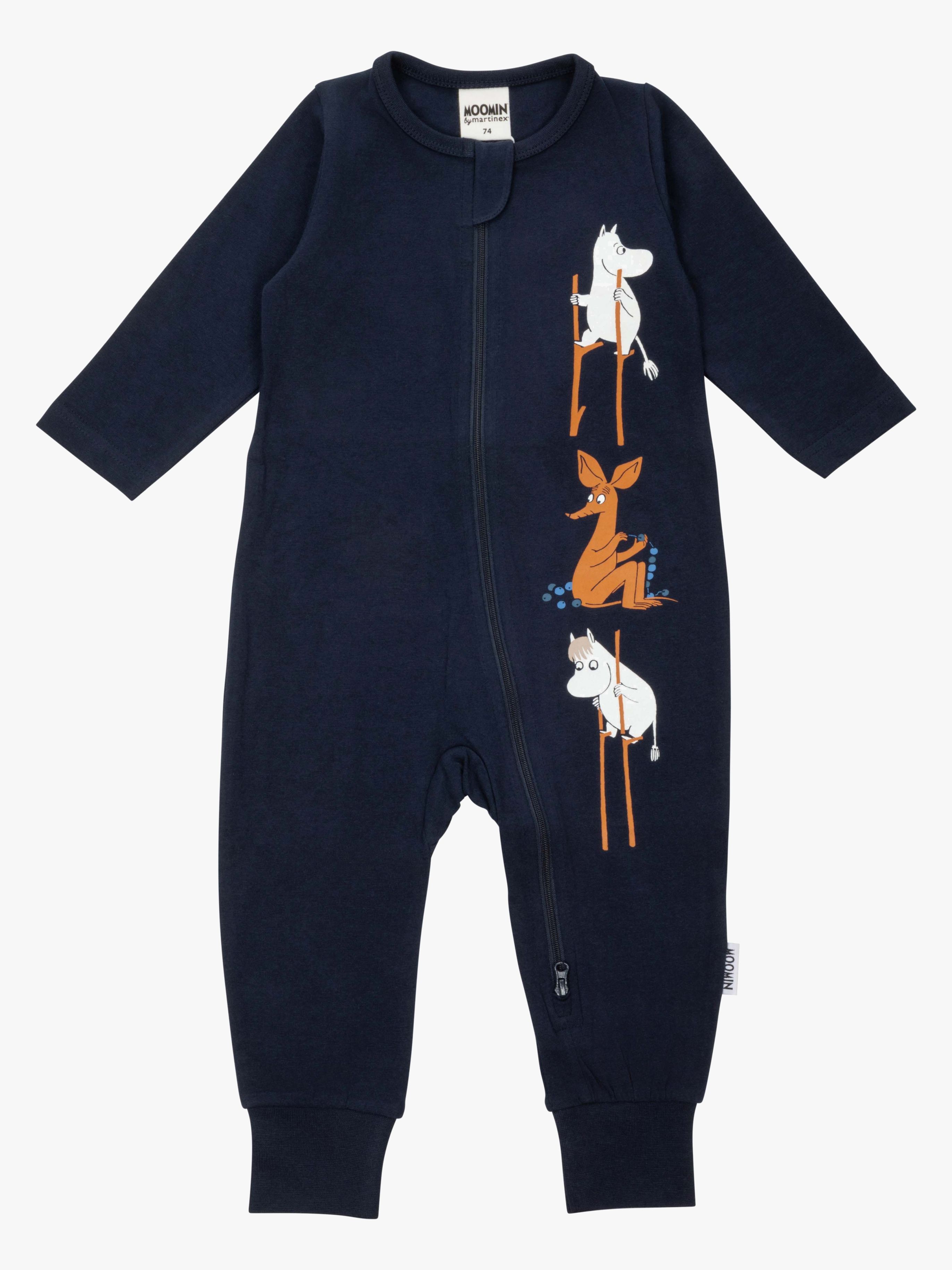 Moomin by Martinex Äventyr Pyjamas Baby, Blå, 74