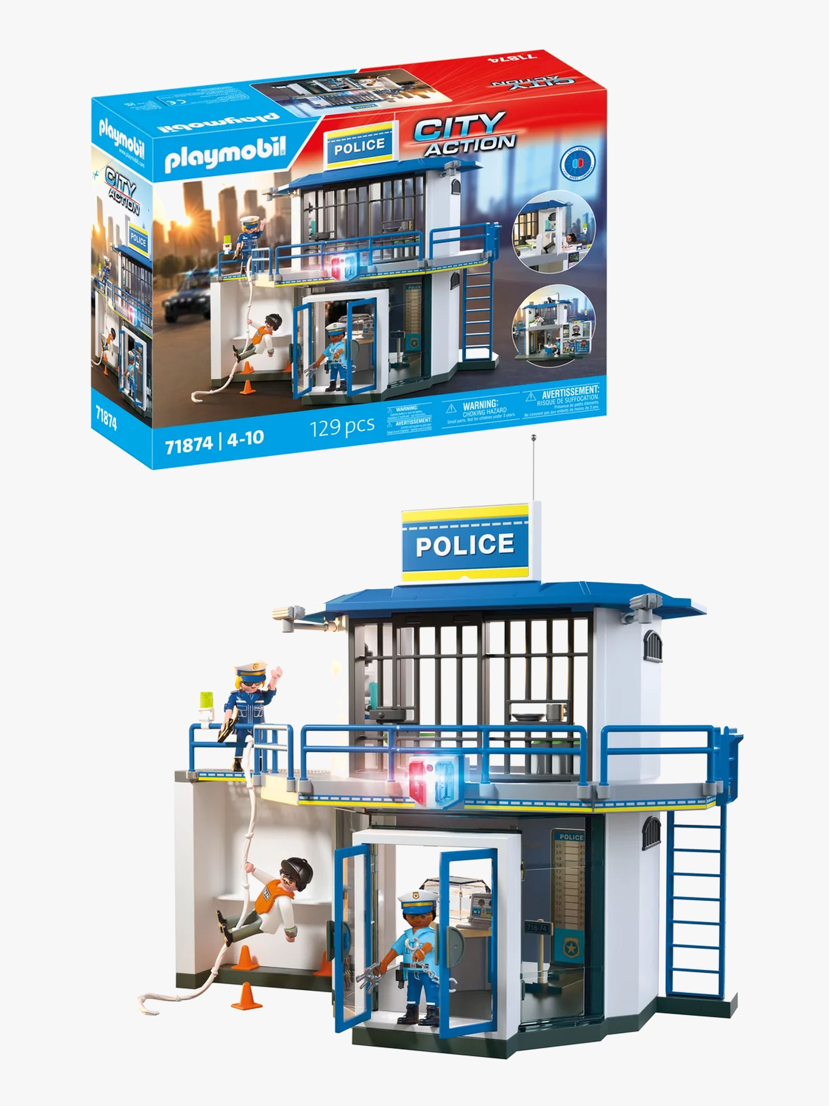 Playmobil City Action 71874 Polisstation Med Förhörsrum