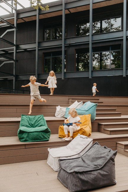 Yappy Kids Yappyhug Saccosäck, Aqua Blue