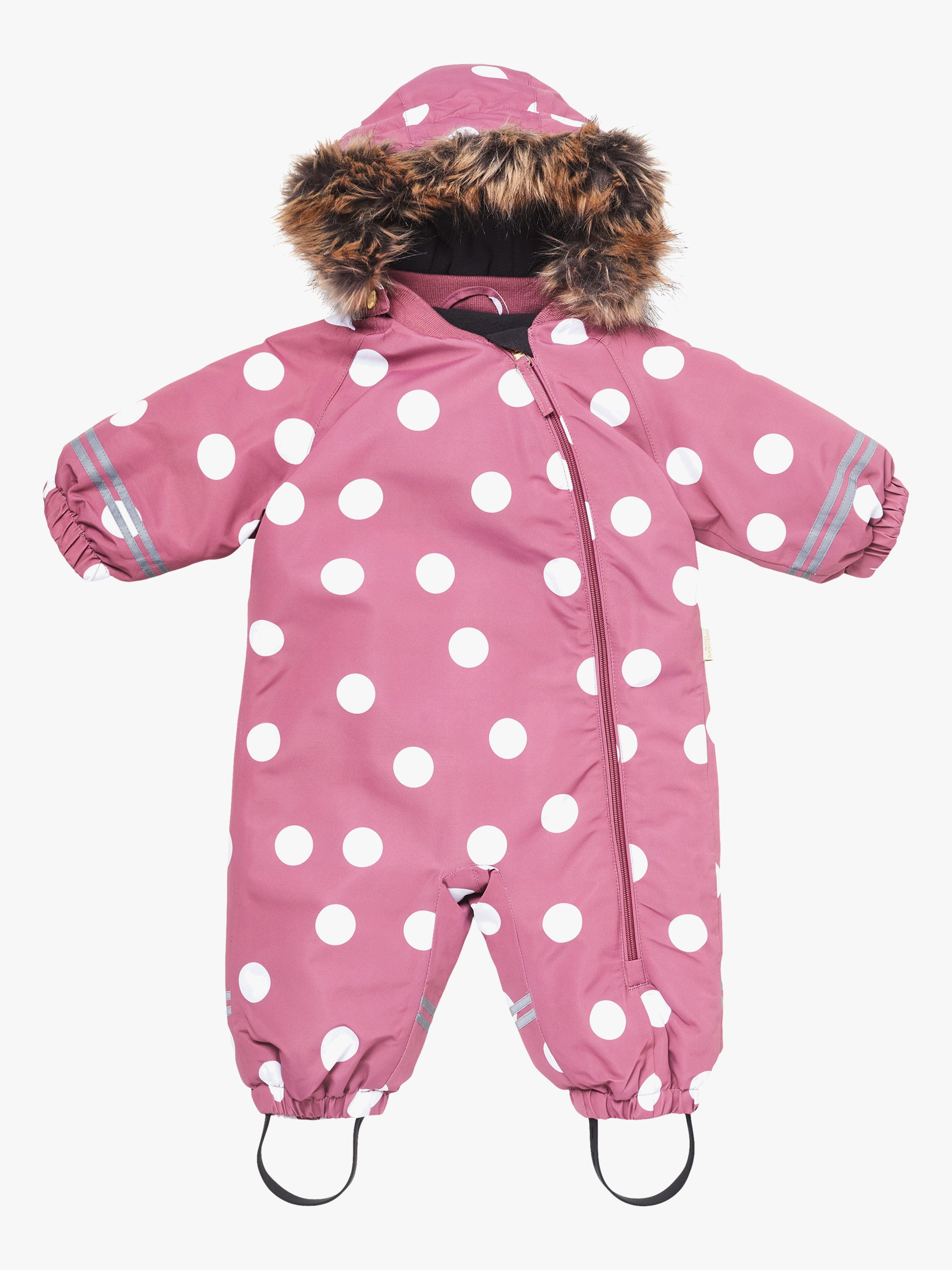Petite Chérie Atelier Amour Babyoverall Big Dots Mesa Rose 92