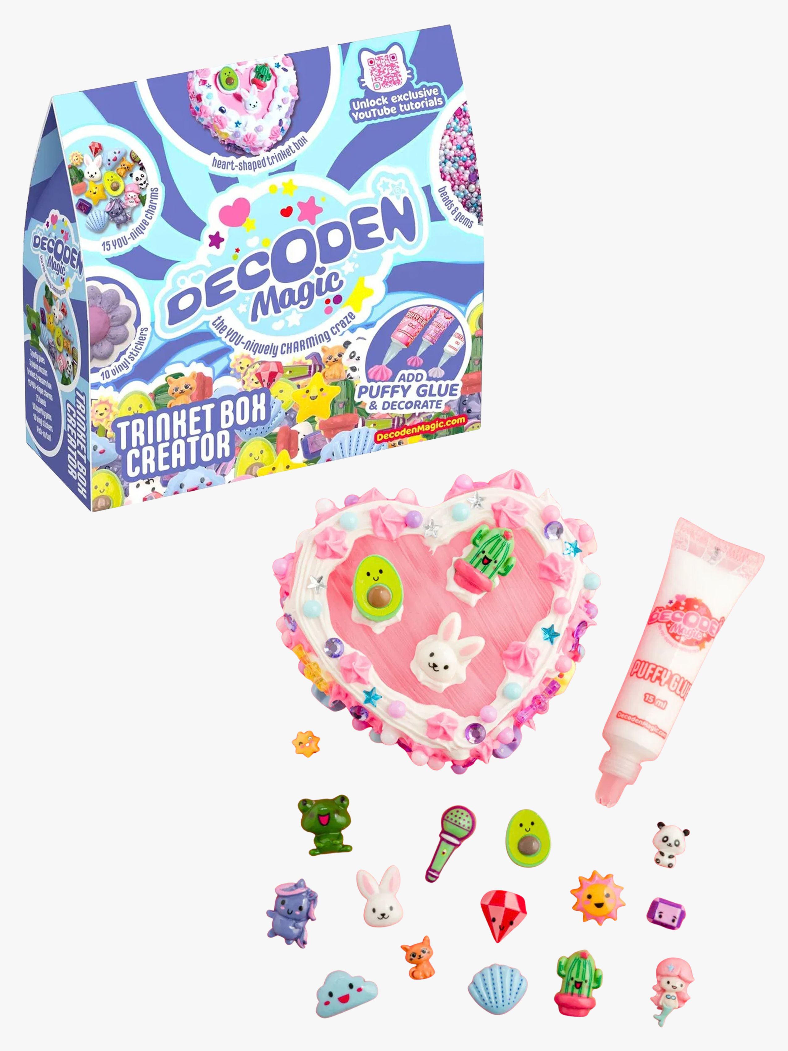 Decoden Magic Classic Pysselset Hjärtformad Ask