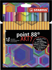 STABILO Fineliner Arty 18-pack