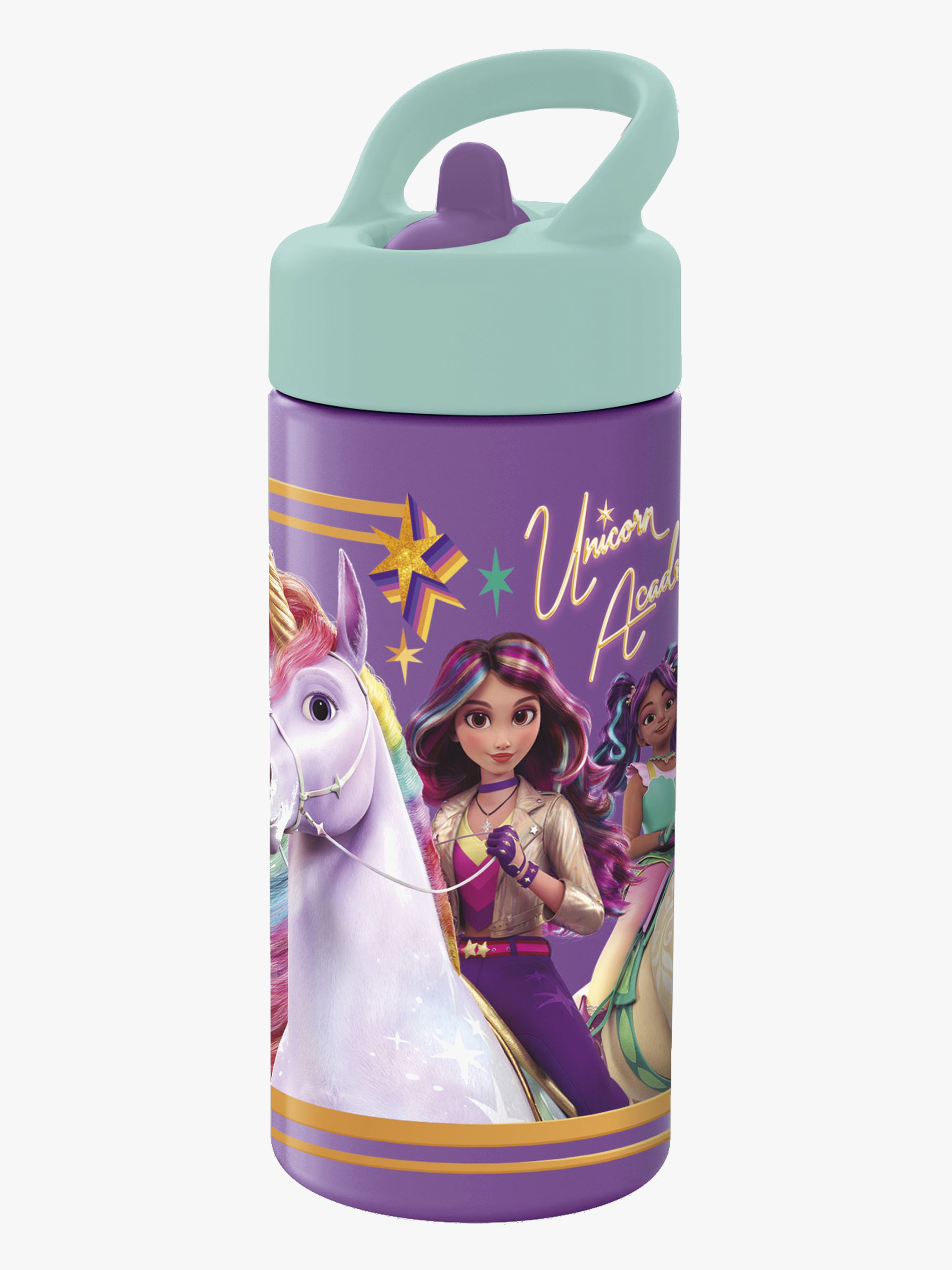 Unicorn Academy Vattenflaska 410 ml, Lila