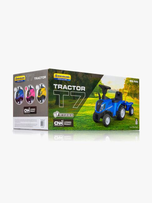 Milly Mally Gåbil New Holland T7 Traktor, Rosa