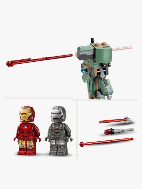 LEGO Super Heroes 76320 Iron Man & War Machine mot Hammer Drones