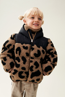 LIEWOOD Niko Fleecejacke, Mega Leo/Oat Mix