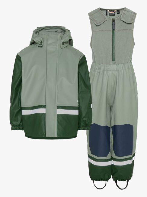 Didriksons Boardman Fodrat Regnställ, Light Moss