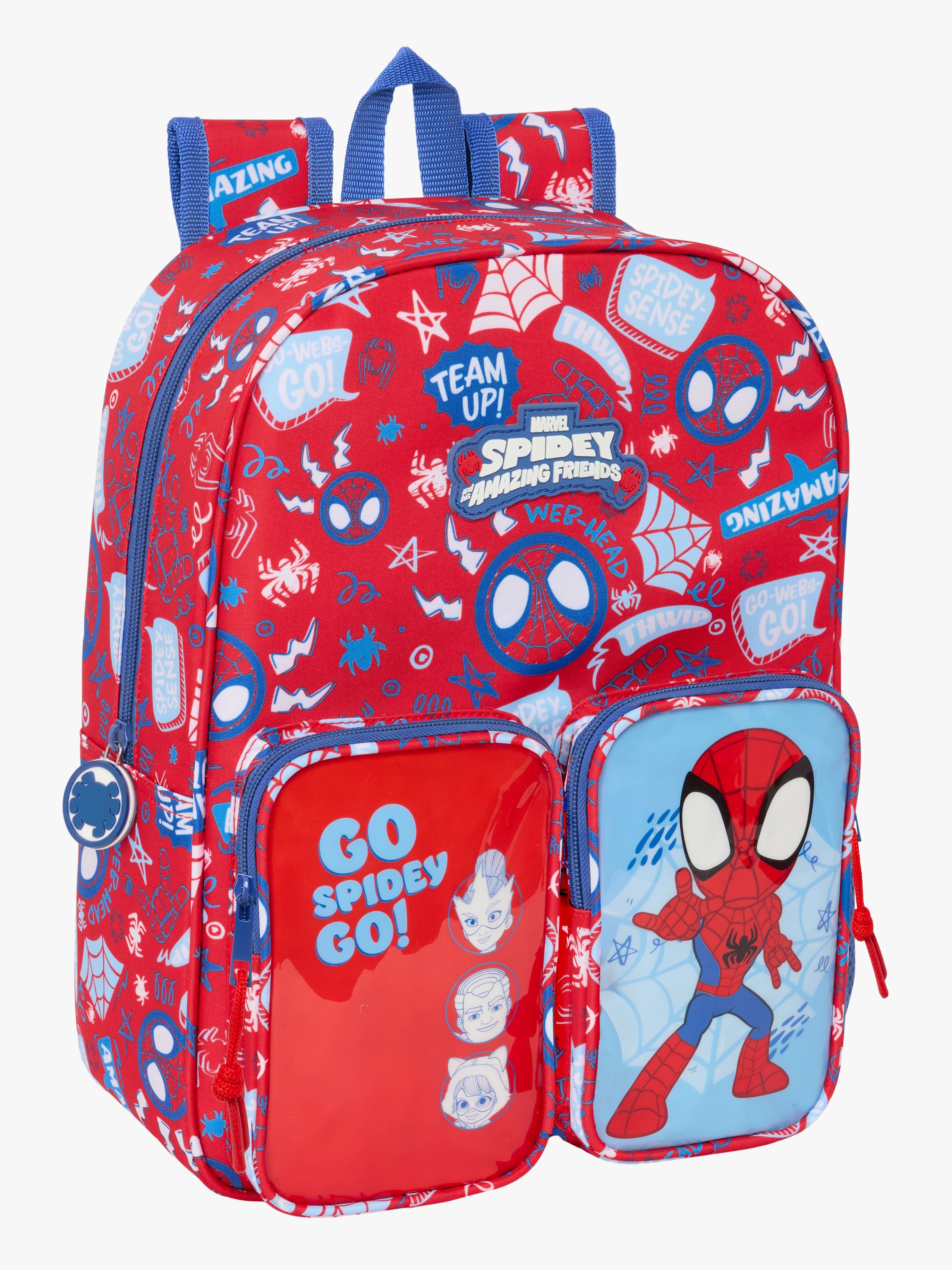 Marvel Spidey Small Ryggsäck 10L, Röd/ljusblå