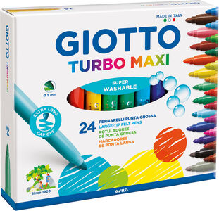 Giotto Turbo Maxi Tuschpennor 24-pack