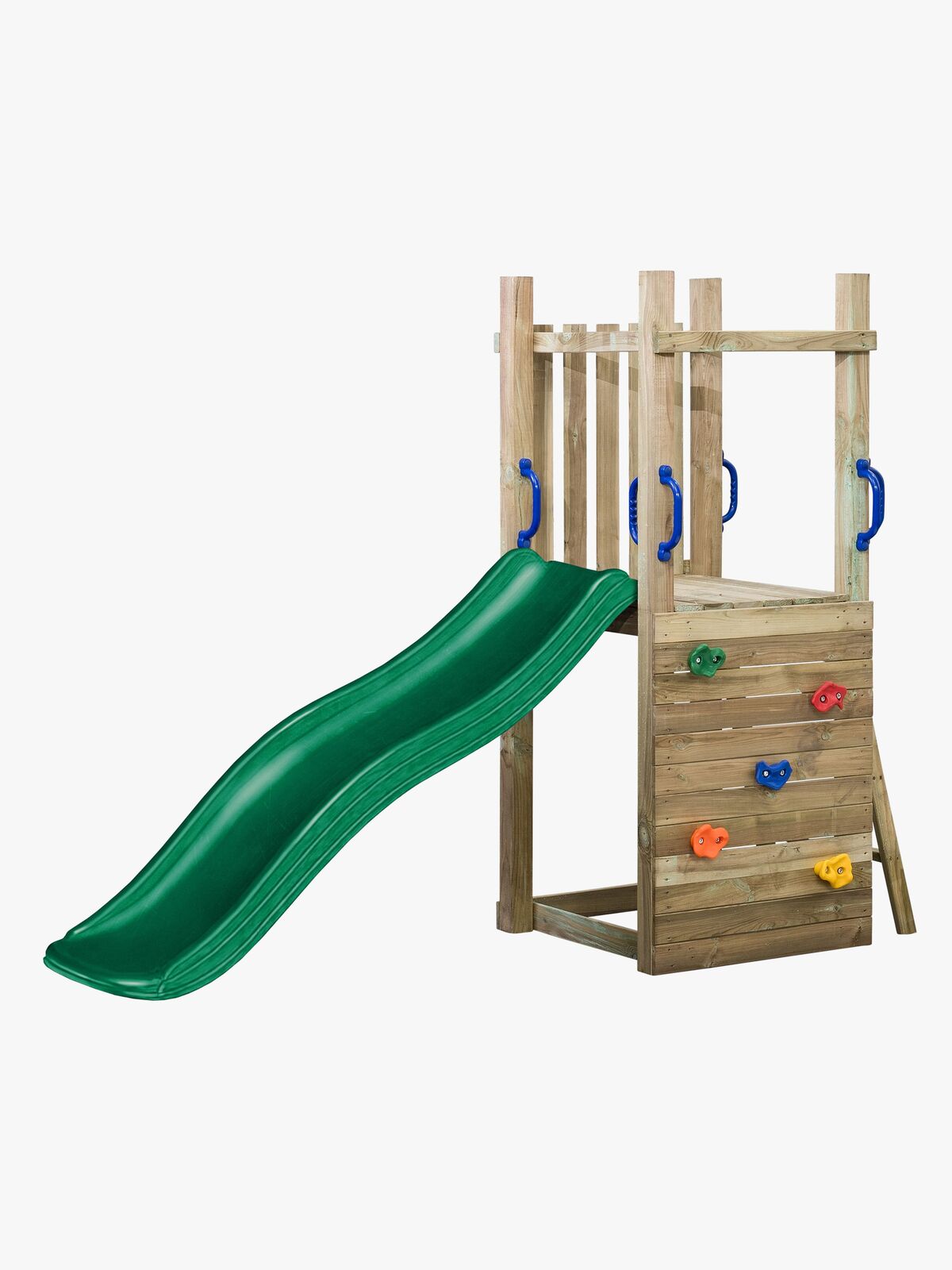 Swing King Irma Klättertorn med Grön Rutschkana 175 cm
