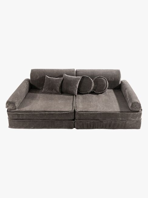 Meowbaby Play Premium Byggbar Soffa Manchester 80x50, Brun