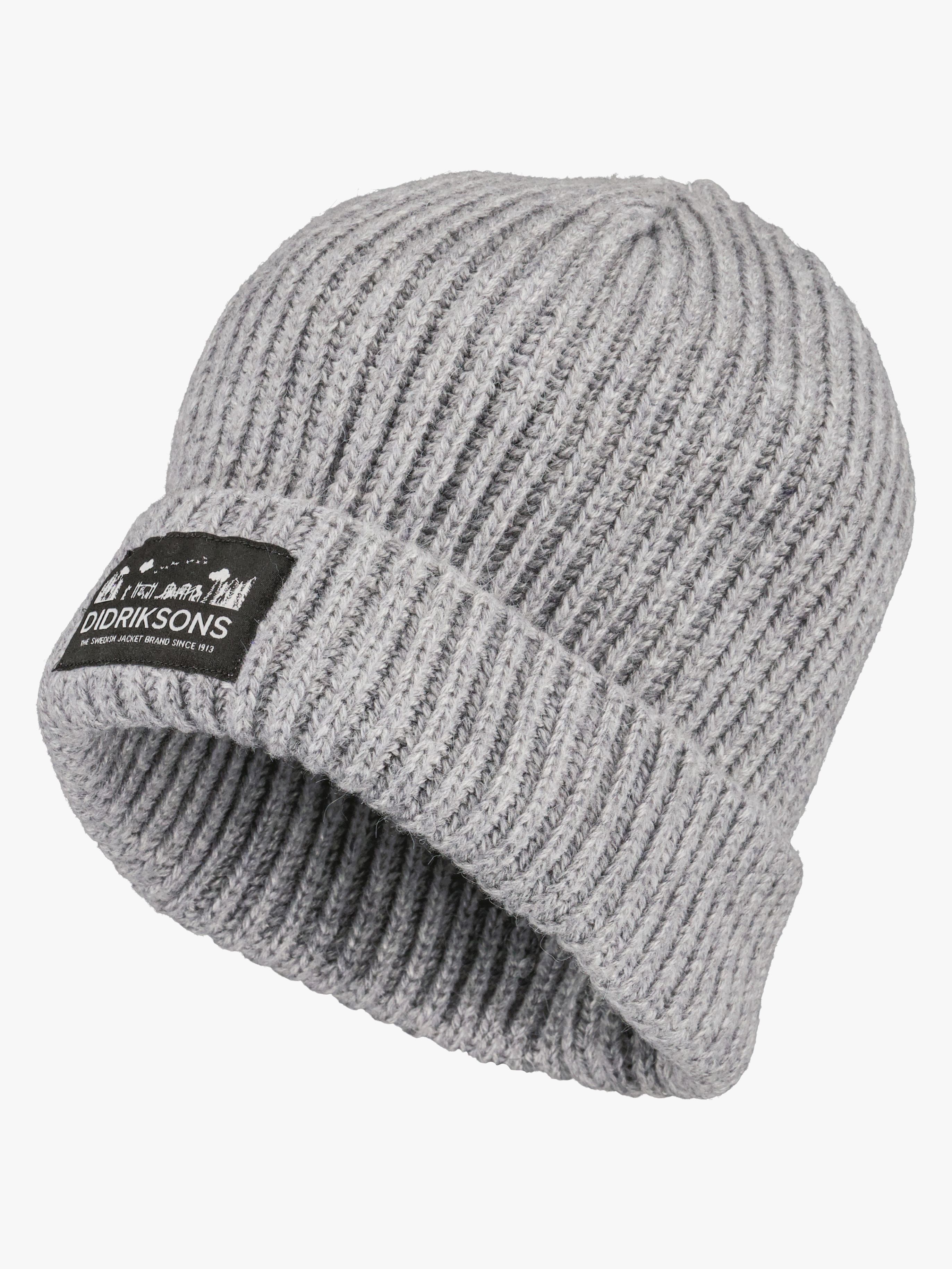 Didriksons Bus Mössa, Grey Melange, 48/50