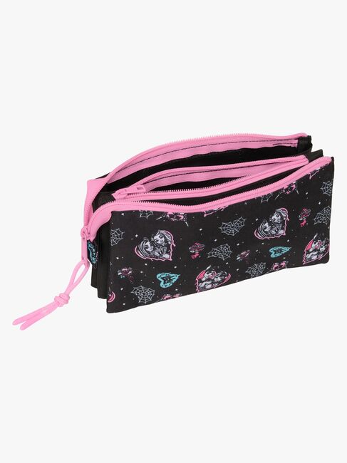 Monster High Trippelpennfodral, Svart