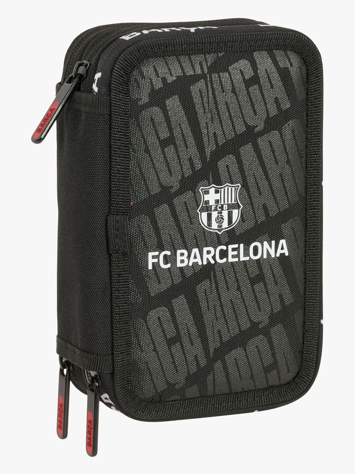 FC Barcelona  Fyllt Trippelpennfodral 37 Delar, Svart