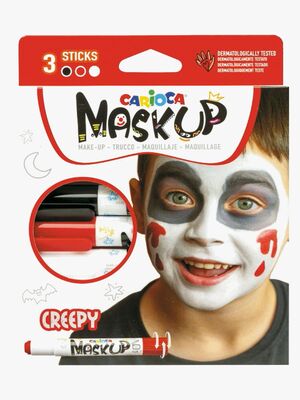 Carioca Mask Up Ansiktsfärger Creepy