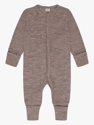 CeLaVi Jumpsuit Merinoull, Walnut Melange