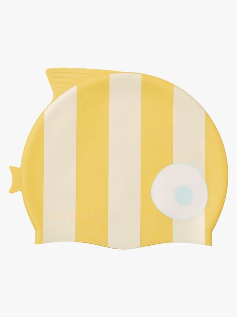 SUNNYLiFE Badmössa, Finn the Fish Mustard Stripe