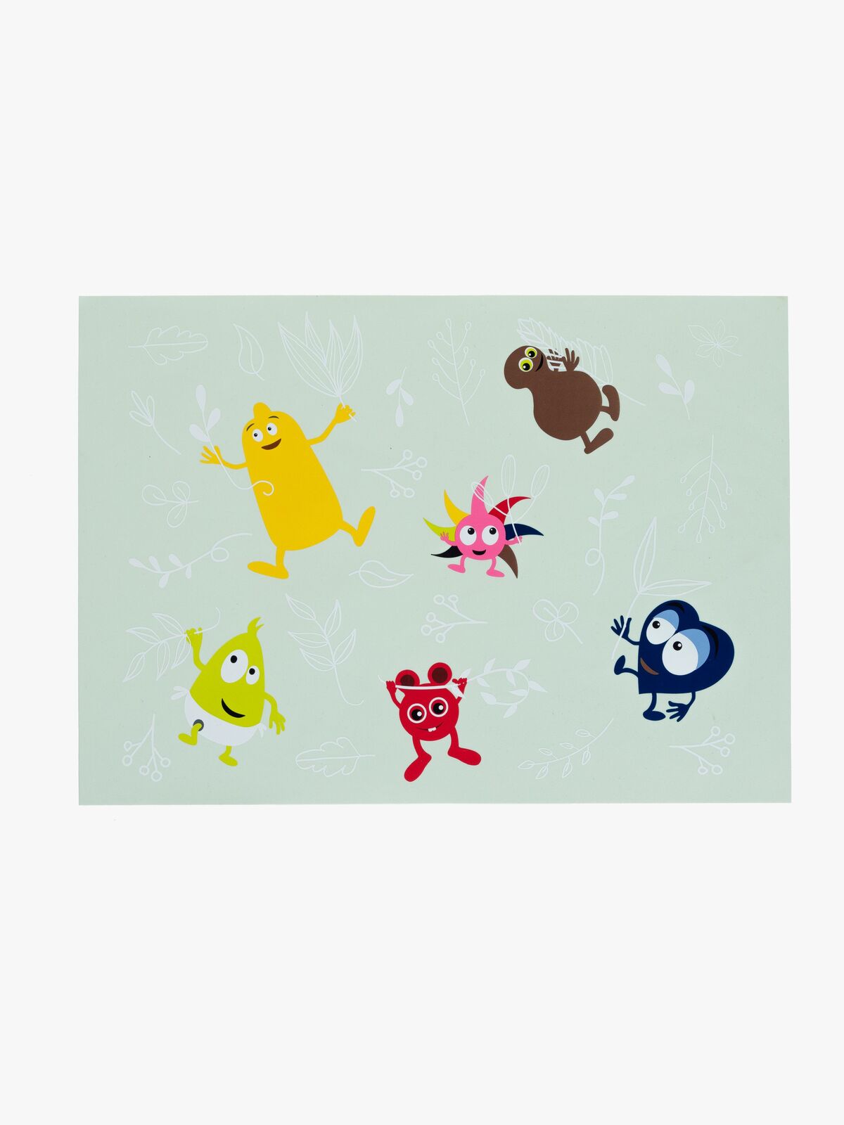 Babblarna Bordsunderlägg Silikon, Blå