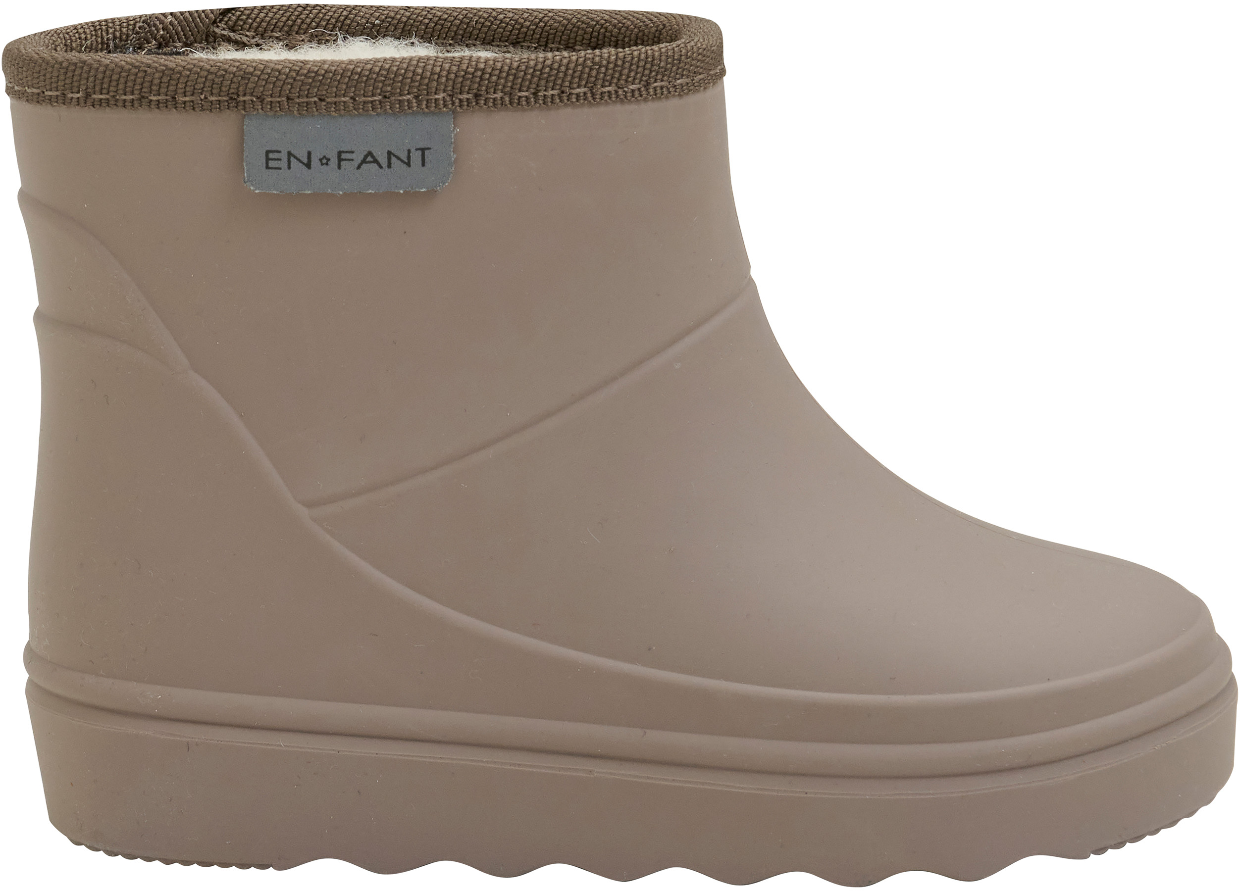EN FANT Fodrade Gummistövlar Pine Bark 22