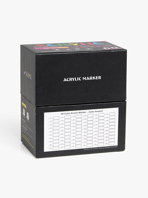 Fippla Akrylpennor 60-Pack