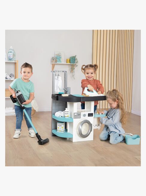 Smoby Rowenta Wash&Clean Tvätt- och Städset