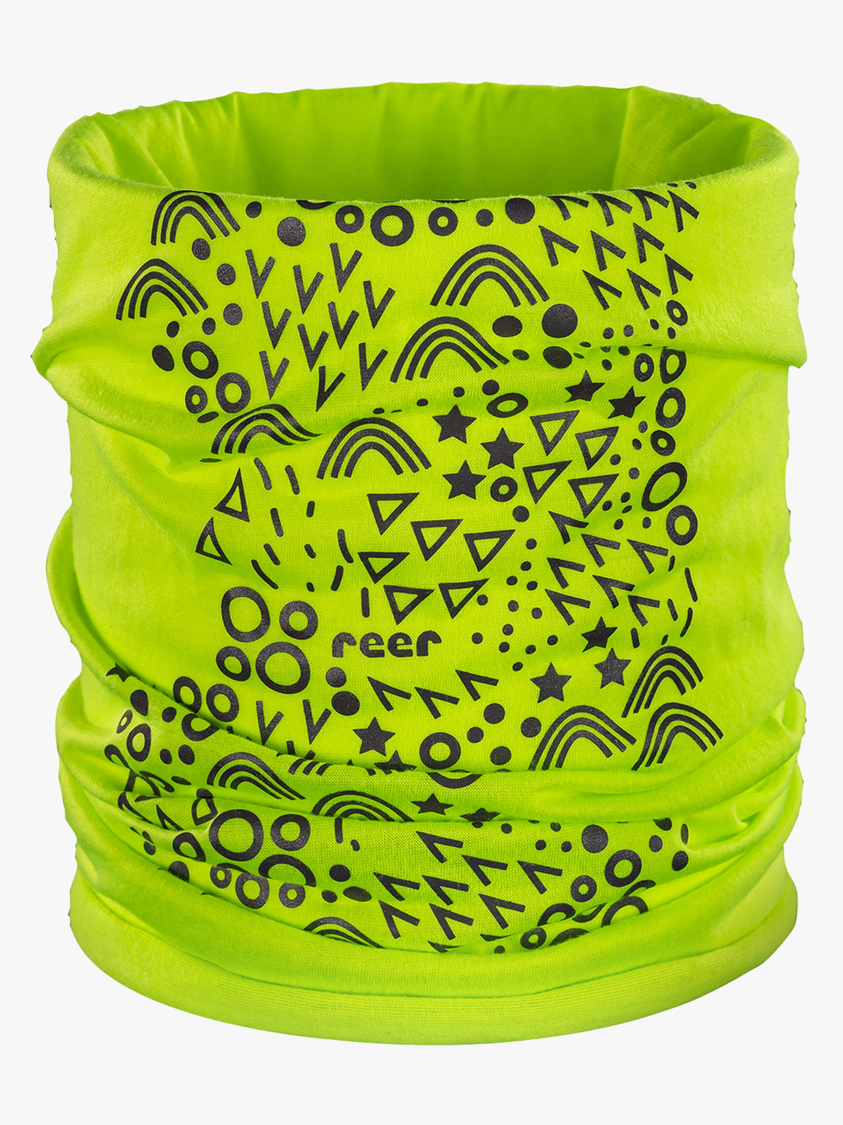 Reer Multifunktionell Reflexscarf, Grön