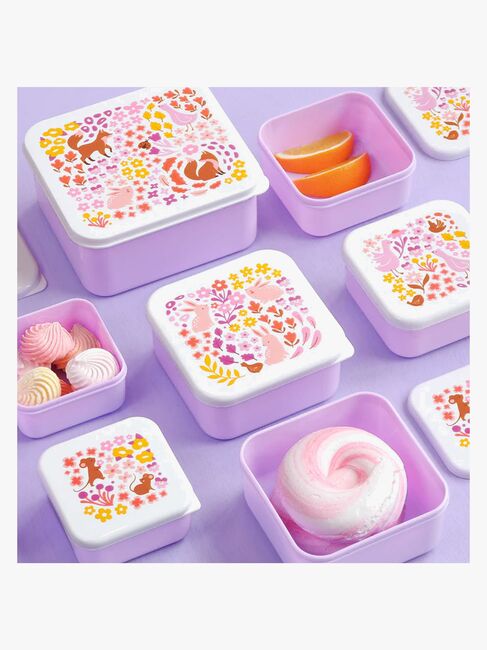 A Little Lovely Company Lunchboxset, Blomsterträdgård
