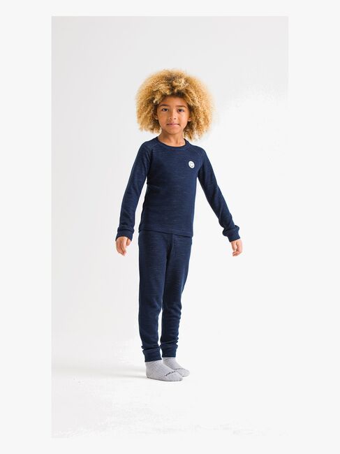 Viking Soft Merino Underställströja Merinomix, Navy