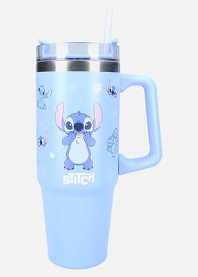 Disney Lilo & Stitch Tumbler Trinkflasche Bottled Bliss 900 ml, Blau