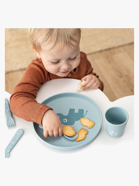 Done By Deer Foodie Tallrik Elphee, Blå