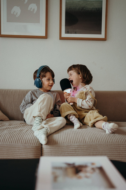 Kidywolf KIDYMIC Karaoke-mikrofon All-in-One, Blå