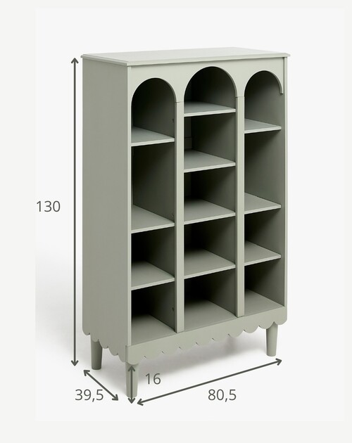 Alice & Fox Dune  Dekorativ Bokhylla, Sage