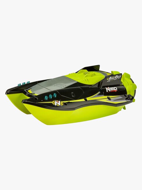 Nikko Aquasplit Radiostyrd Båt, Neongrön