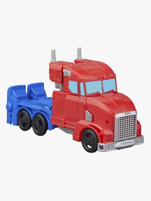 Transformers EarthSpark Optimus Prime-figur med Släp