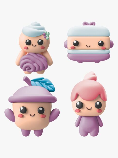 Just Dough Modellera Figur 57 g, 6-Pack