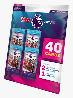 Topps Premier League Sammelkarten Mega-Pack