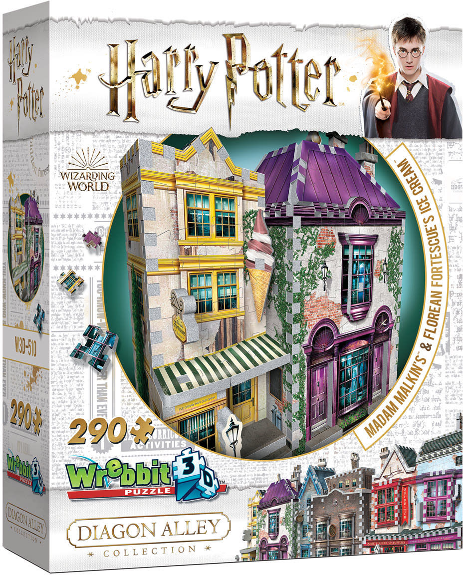 Wrebbit Harry Potter 3D Pussel Madam Malkin’S &  Florean Fortescue