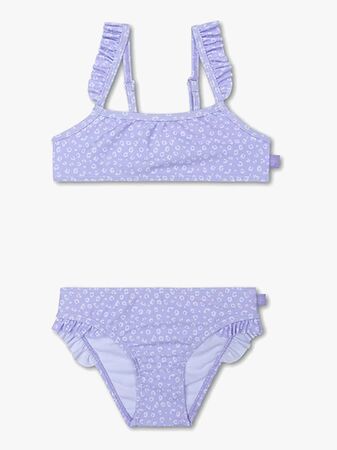 Swim Essentials Bikini, Lila Leopard