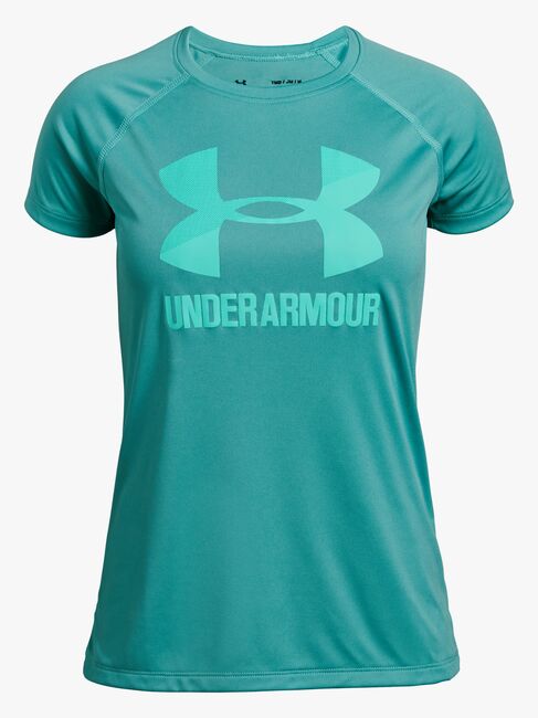Under Armour Big Logo Tee Solid SS Träningströja, Shamrock