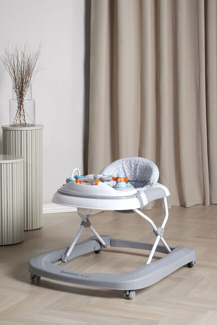 Beemoo PLAY Explore Lära-gå-stol, Stone Grey