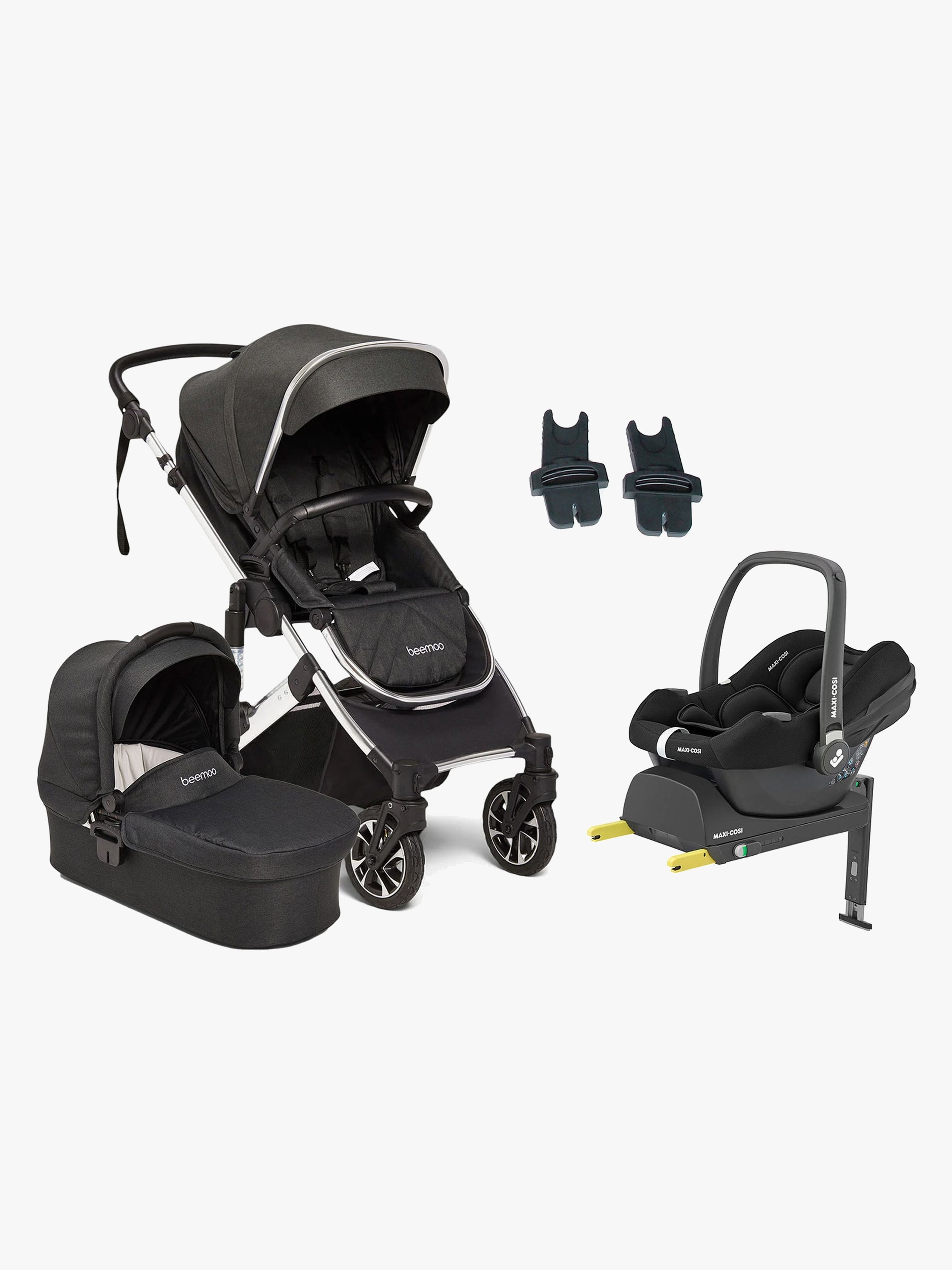 Beemoo Maxi 4 Duovagn med Maxi-Cosi CabrioFix i-Size – från nyfödd