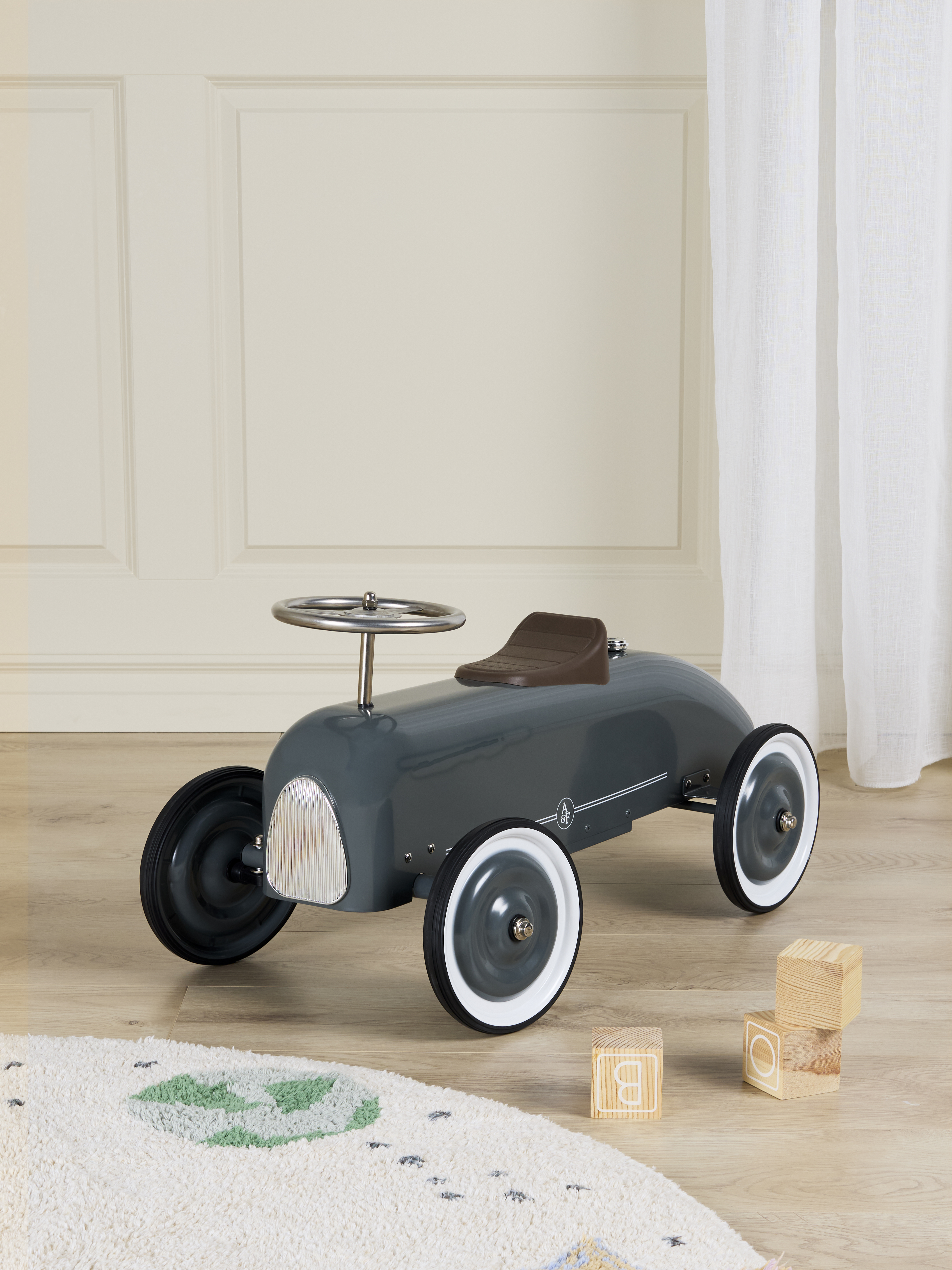 Köp Alice & Fox Retro Gåbil, Slate Grey